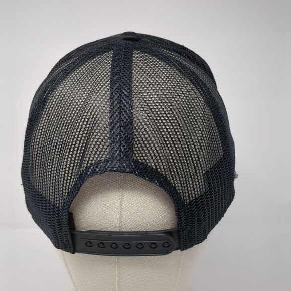 Oregon Snapback Frame Trucker Hat Black One Size Mesh Back AS Colour - Picture 5 of 8